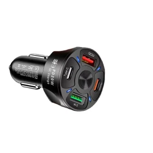 Chargeur rapide Voiture 4 ports