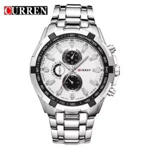 Montre Curren Style – Silver /W