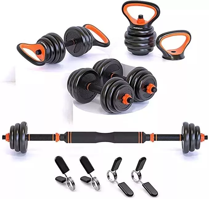 Kit Haltères Et Barres 35KG Musculation