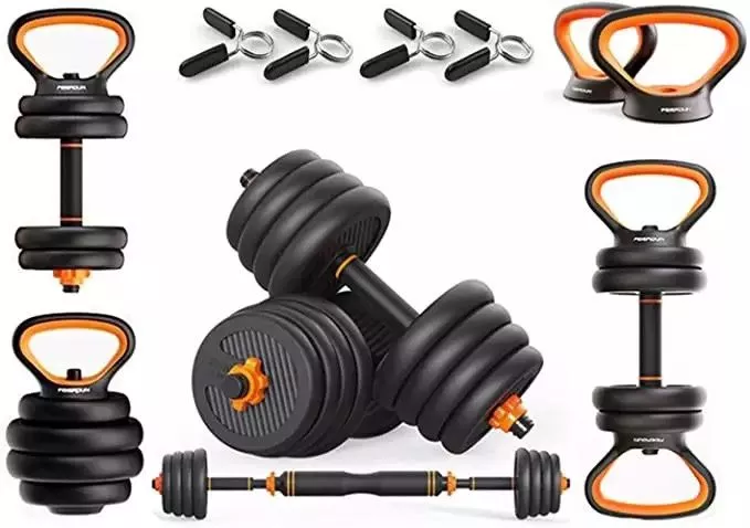 Kit Haltères Et Barres 35KG Musculation – Image 4