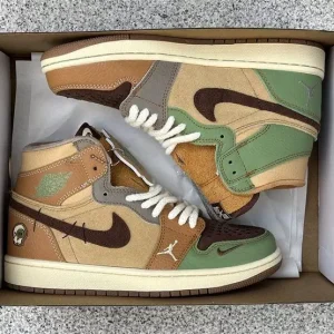 Zion Williamson X Air Jordan 1 OG Voodoo – Unisex Shoes,