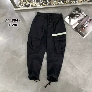 Korea 2020 new Women Cargo Pants High Waist Pocke
