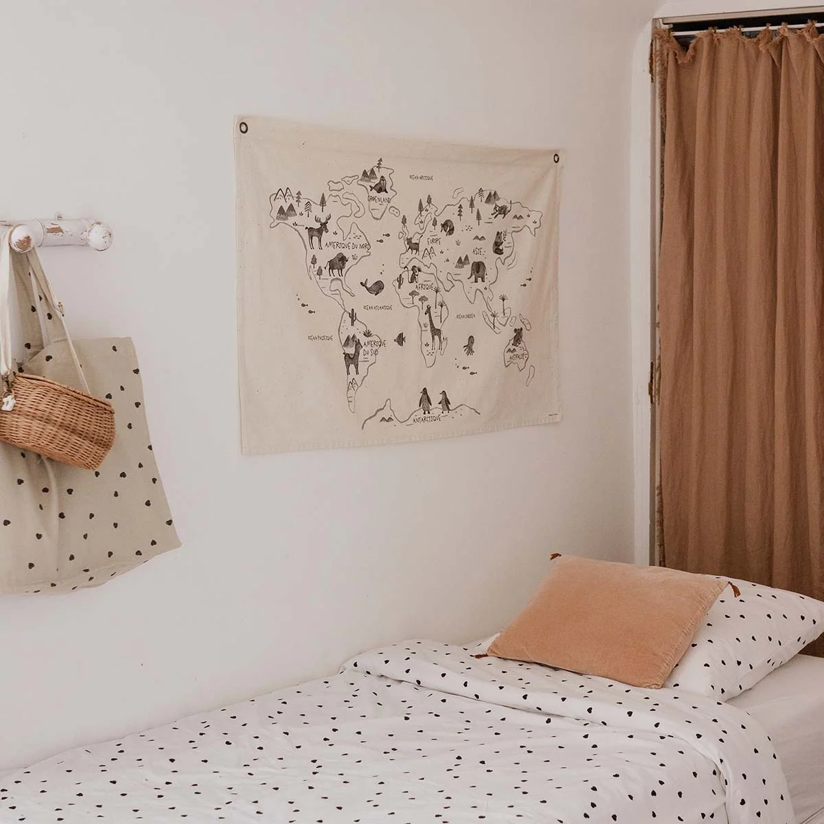 Sac cabas coeurs noirs – Image 4